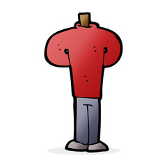 cartoon body standing still  (mix and match cartoons or add own