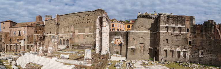 Ancient Roman Forum Ruins