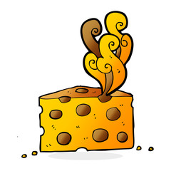 cartoon smelly cheese