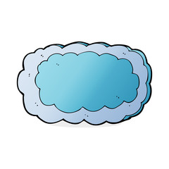 cartoon cloud symbol
