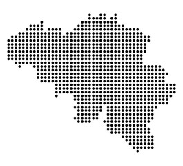 Fototapeta premium Map of Belgia