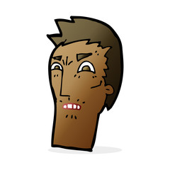 cartoon angry face