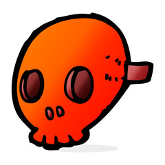 cartoon skull mask