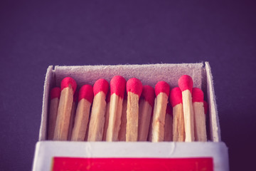 match with filter effect retro vintage style