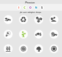 Ecology Icons set