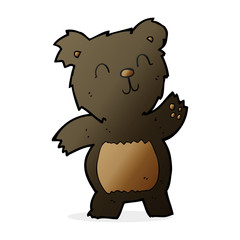 cartoon black bear