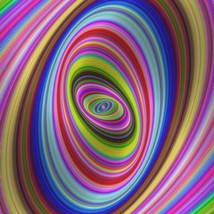 Fototapety  Kolorowa hipnoza - kolorowe fraktalne tło