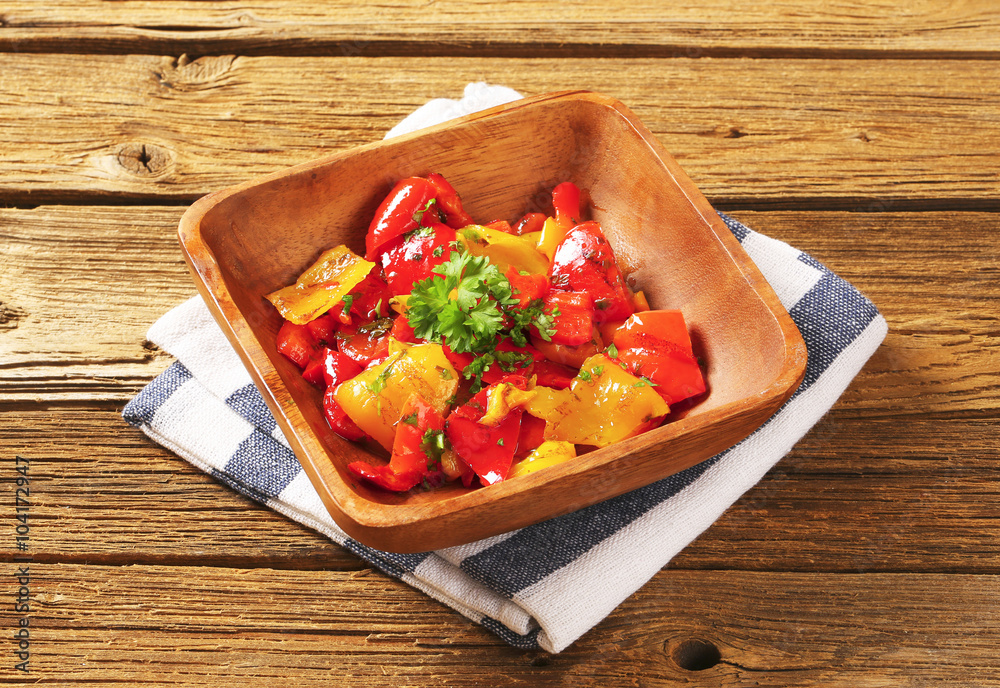 Canvas Prints marinated peppers