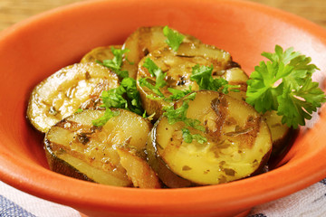 Marinated Zucchini