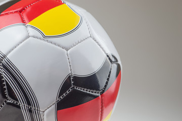 Soccer ball with German flag