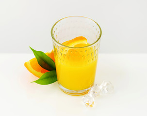 Glass of orange juice