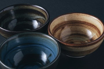 bowl with filter effect retro vintage style