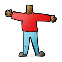 cartoon male body (mix and match cartoons or add own photo head)