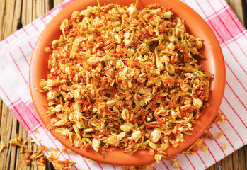 Dried jasmine flowers