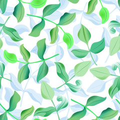 Leaf pattern vector