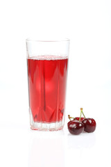 cherry juice and cherries