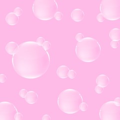 pink bubbles background