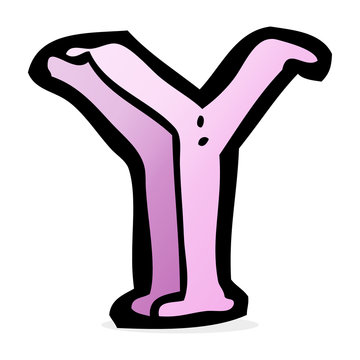 recommend clip art: cartoon letter Y