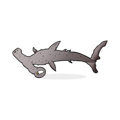 cartoon hammerhead shark