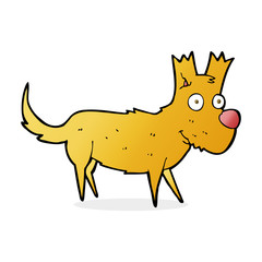 cartoon cute little dog