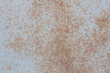 Rust on metal surfaces Caused by a reaction of metal and air hum