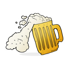 cartoon mug of beer
