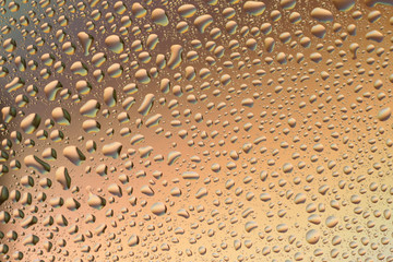 background color image of water droplets. color image of the liquid droplet with a place for an inscription