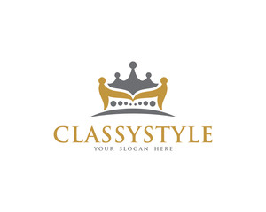 Crown & Abstract M lettermark 1