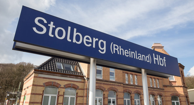 stolberg rheinland germany train station