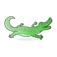 cartoon crocodile