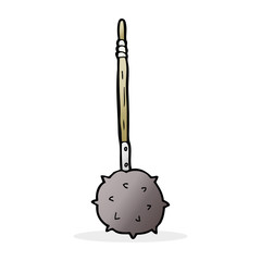 cartoon medieval mace