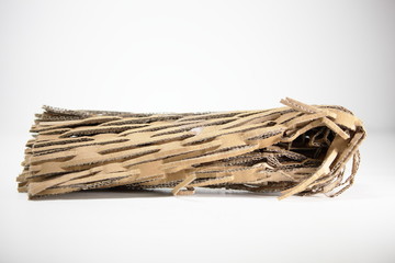 Ein St&uuml;ck recycelten Kartons 