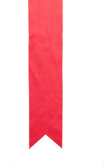 Bright ribbon isolated on white background