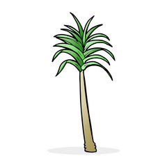 cartoon palm tree