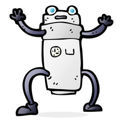cartoon robot