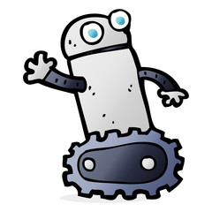 cartoon robot