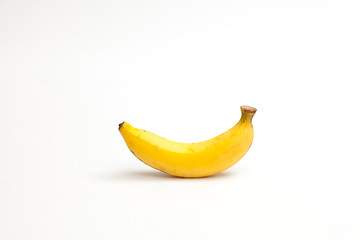 banana on white background