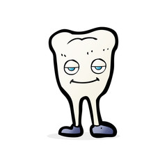 cartoon happy tooth