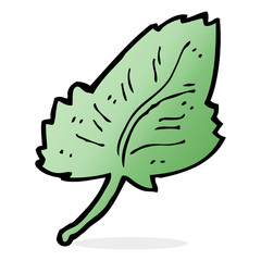 cartoon leaf symbol