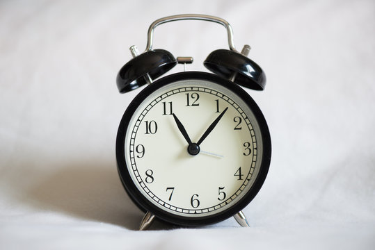old retro vintage alarm clock