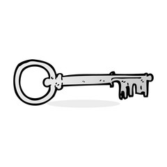 cartoon key