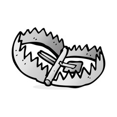 cartoon bear trap