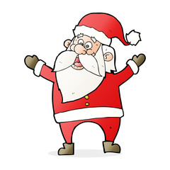 cartoon santa claus