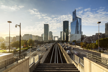 Fototapeta premium Quartier la Défense Paris