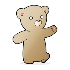 Fototapeta premium cartoon teddy bear