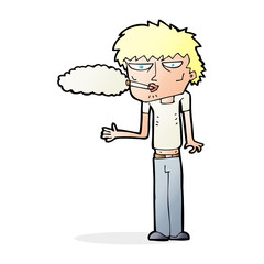 cartoon smoker