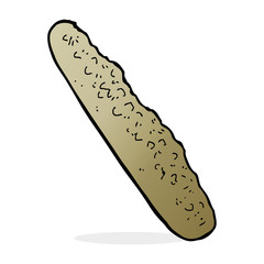 cartoon baguette