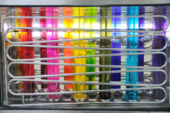 Silk color dyeing machine, Thailand local cottage industries.
