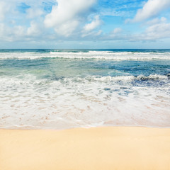 The Indian ocean. Panorama