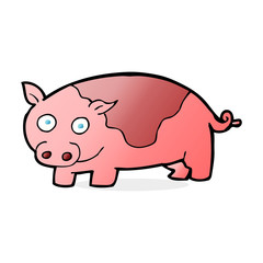 cartoon pig